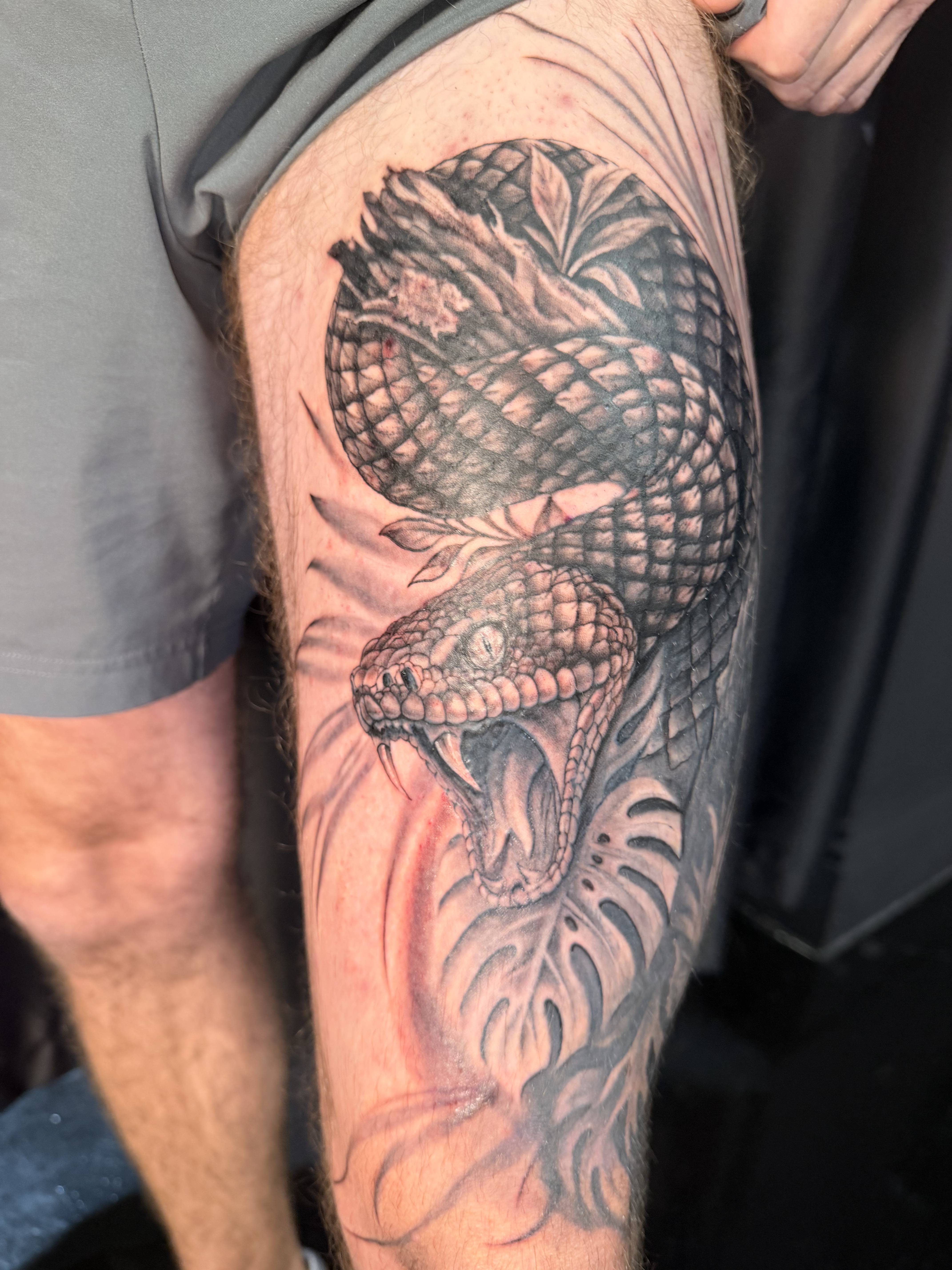 Fine line lettering tattoo