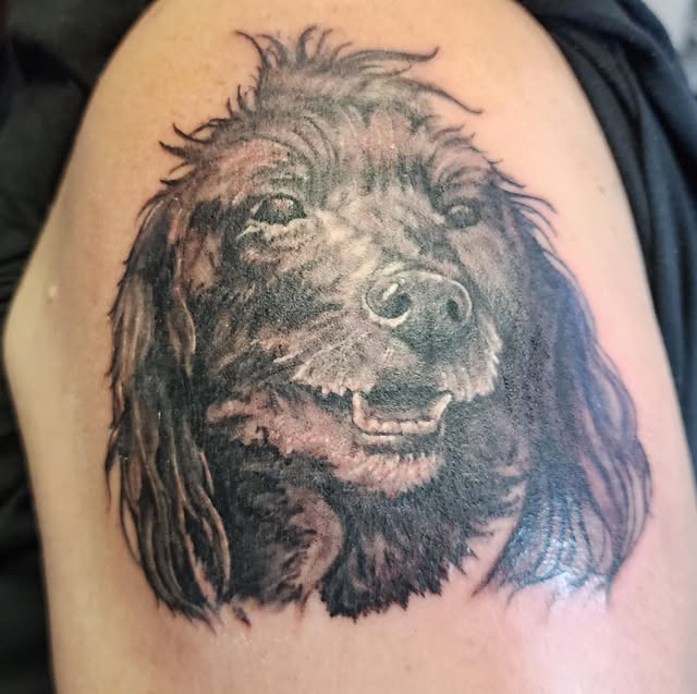Color back tattoo